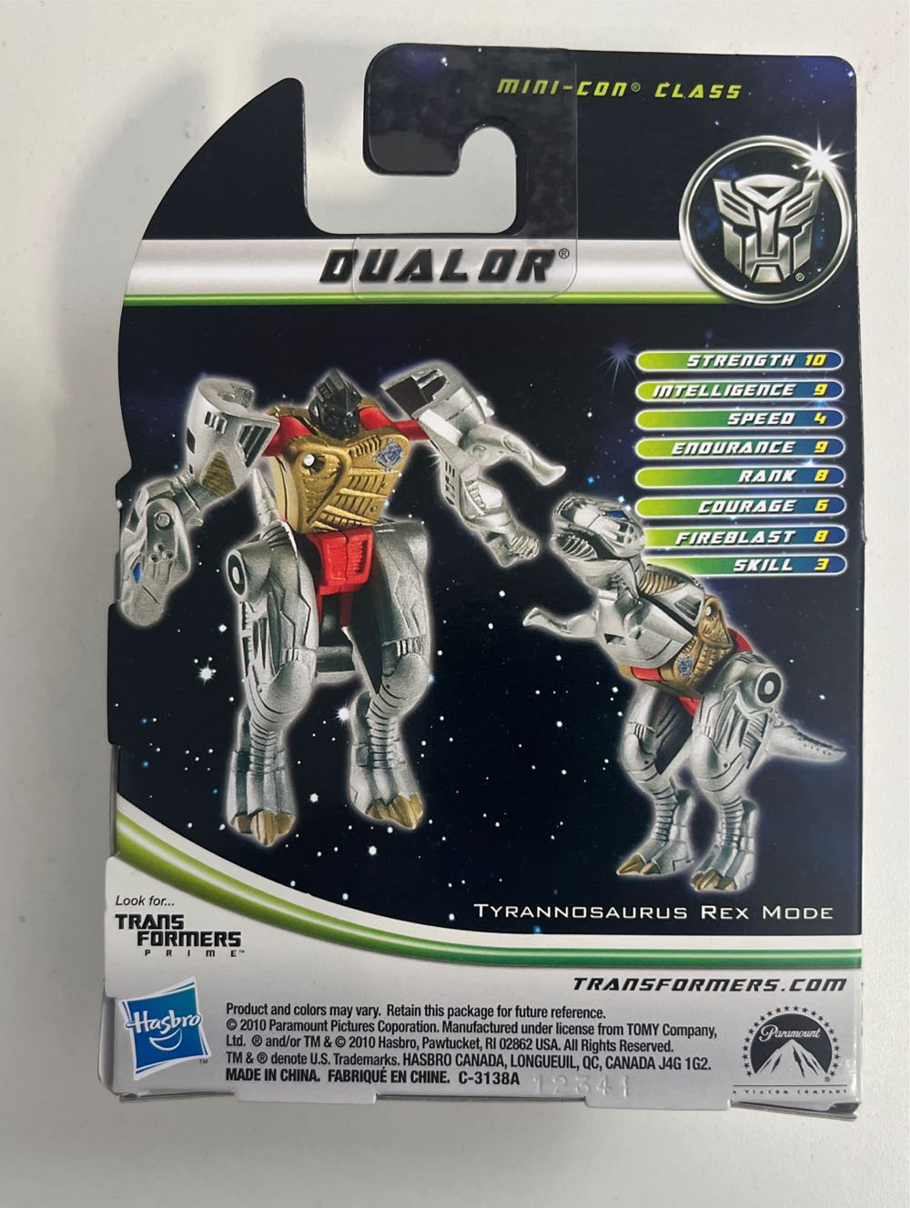 Dualor - Hasbro (Transformers: Dark Of The Moon) action figure collectible [Barcode 653569615385] - Main Image 2
