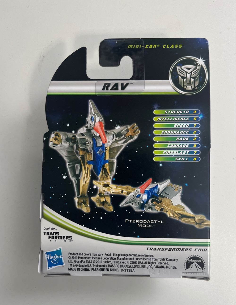 Rav - Hasbro (Transformers: Dark Of The Moon) action figure collectible [Barcode 653569615347] - Main Image 2