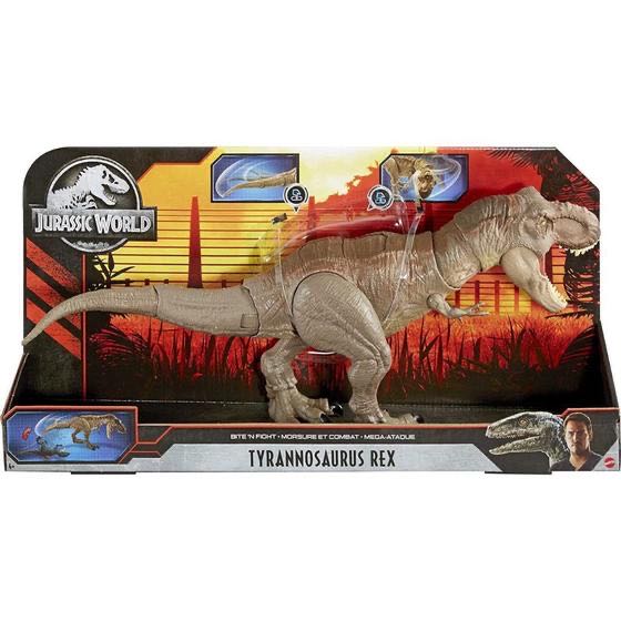 Bite ‘n Fight Tyrannosaurus Rex - Jurassic World Primal Attack - Mattel action figure collectible [Barcode 0887961870640] - Main Image 2