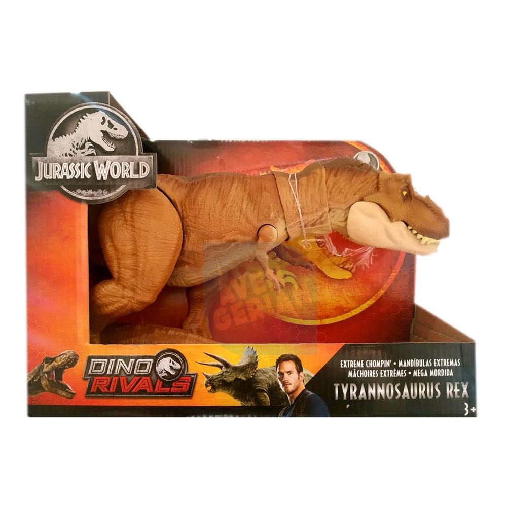 Tyrannosaurus Rex “extreme Chompin” - Jurassic World Dino Rivals - FTT21 - Mattel action figure collectible [Barcode 887961650631] - Main Image 2