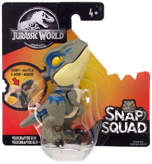 Velociraptor Blue - Jurassic World Snap Squad - GGN28 - Mattel action figure collectible [Barcode 0887961783506] - Main Image 2