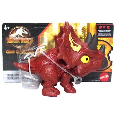 Triceratops - Jurassic World Camp Cretaceous Snap Squad - ???? - Mattel action figure collectible [Barcode 194735004270] - Main Image 2