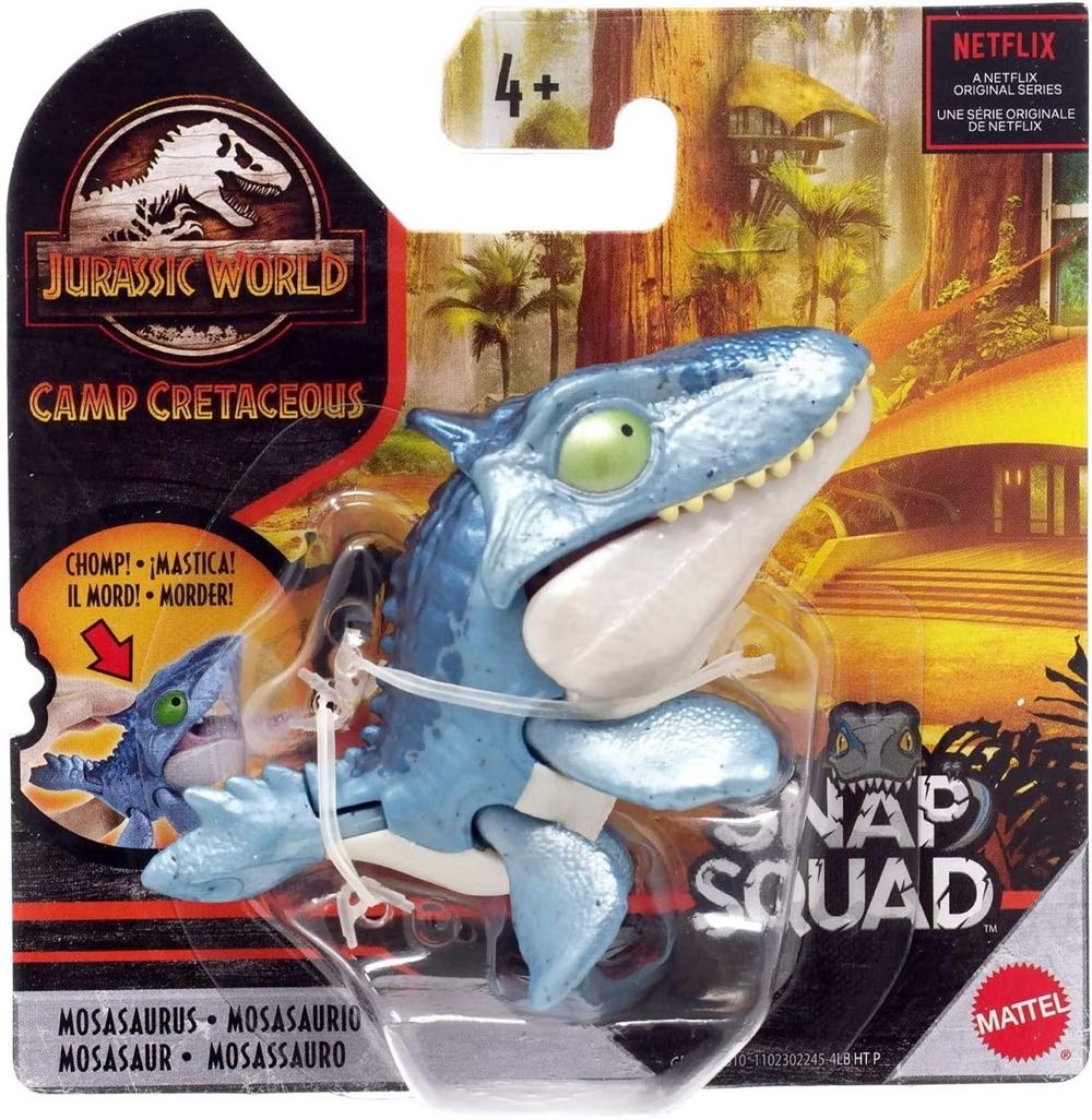 Mosasaurs - Jurassic World Camp Cretaceous Snap Squad - GJR06 - Mattel action figure collectible - Main Image 2