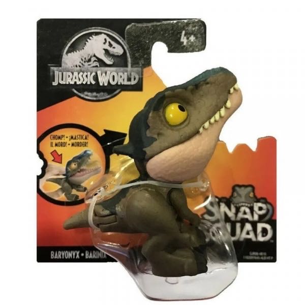 Baryonyx BLU - Jurassic World Snap Squad - GJR08 - Mattel action figure collectible [Barcode 887961815665] - Main Image 2