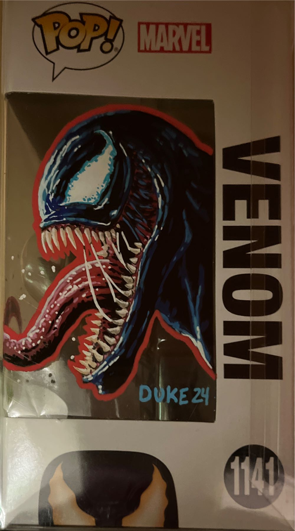 Venom Glow In The Dark Shop Exclusive Vinyl Figure With Additional Sketch David Duke - Funko Pop (Venom) action figure collectible [Barcode 889698682473] - Main Image 2