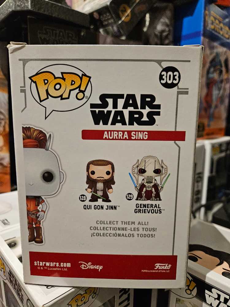 #303 Aurra Sing - Funko (Funko Pop!) action figure collectible [Barcode 889698406772] - Main Image 3
