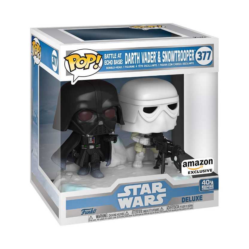 Funko Pop! Deluxe Star Wars: Battle At Echo Base Series Darth Vader And Snowtrooper Amazon Exclusive Figure 6 Of 6  (Funko Pop!) action figure collectible [Barcode 889698466189] - Main Image 2