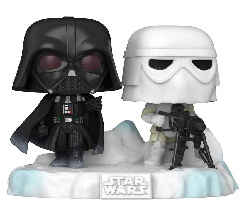 Funko Pop! Deluxe Star Wars: Battle At Echo Base Series Darth Vader And Snowtrooper Amazon Exclusive Figure 6 Of 6  (Funko Pop!) action figure collectible [Barcode 889698466189] - Main Image 3