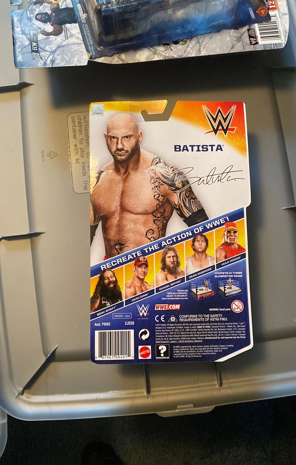 WWE David Batista Basic - Mattel (WWE) (Mattel WWE) action figure collectible - Main Image 2