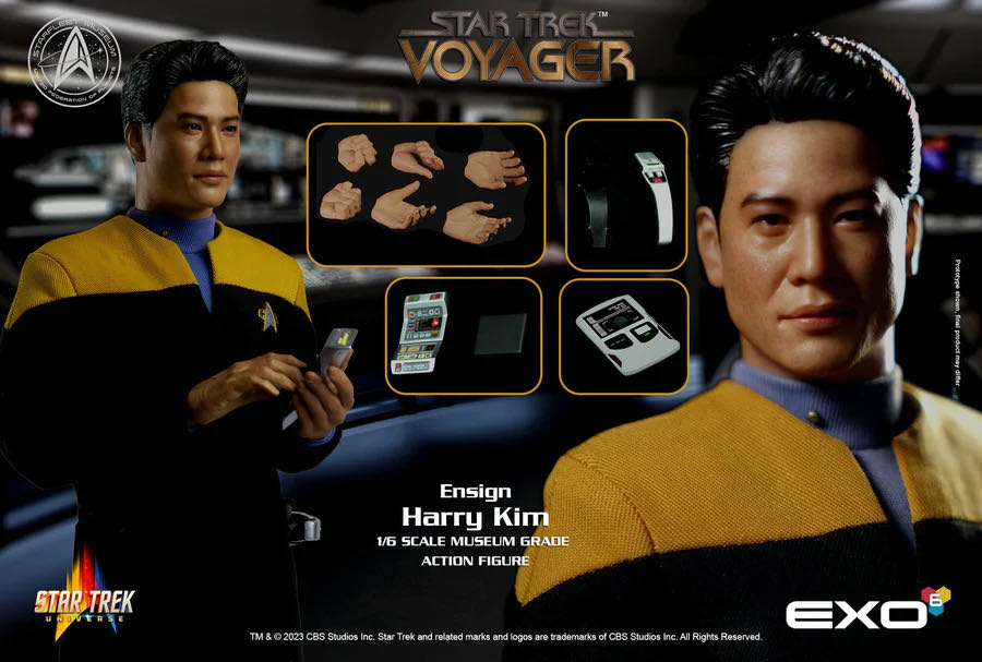 EXO-6 - Star Trek - Voyager - Ensign Harry Kim - EXO-6 (Harry Kim) action figure collectible [Barcode 656382537346] - Main Image 4