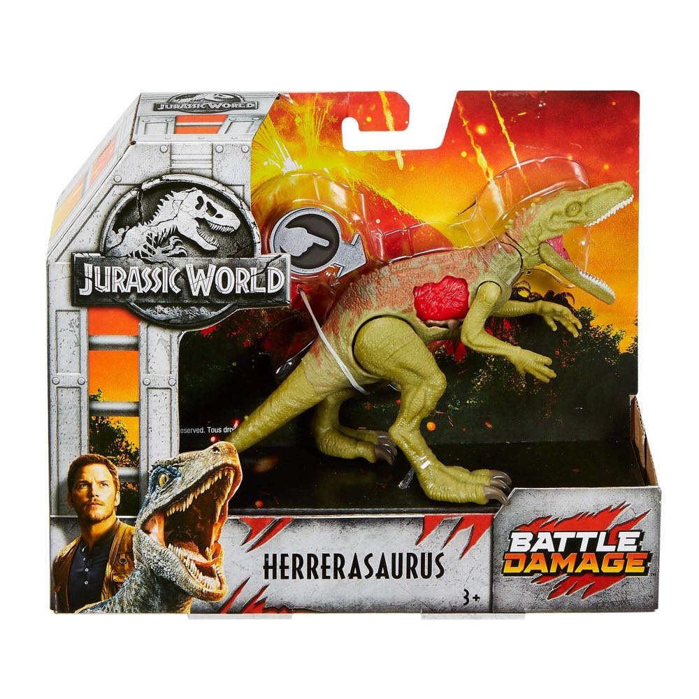 Jurassic World: Herrerasaurus - Mattel (Jurassic World: Battle Damage) action figure collectible - Main Image 2