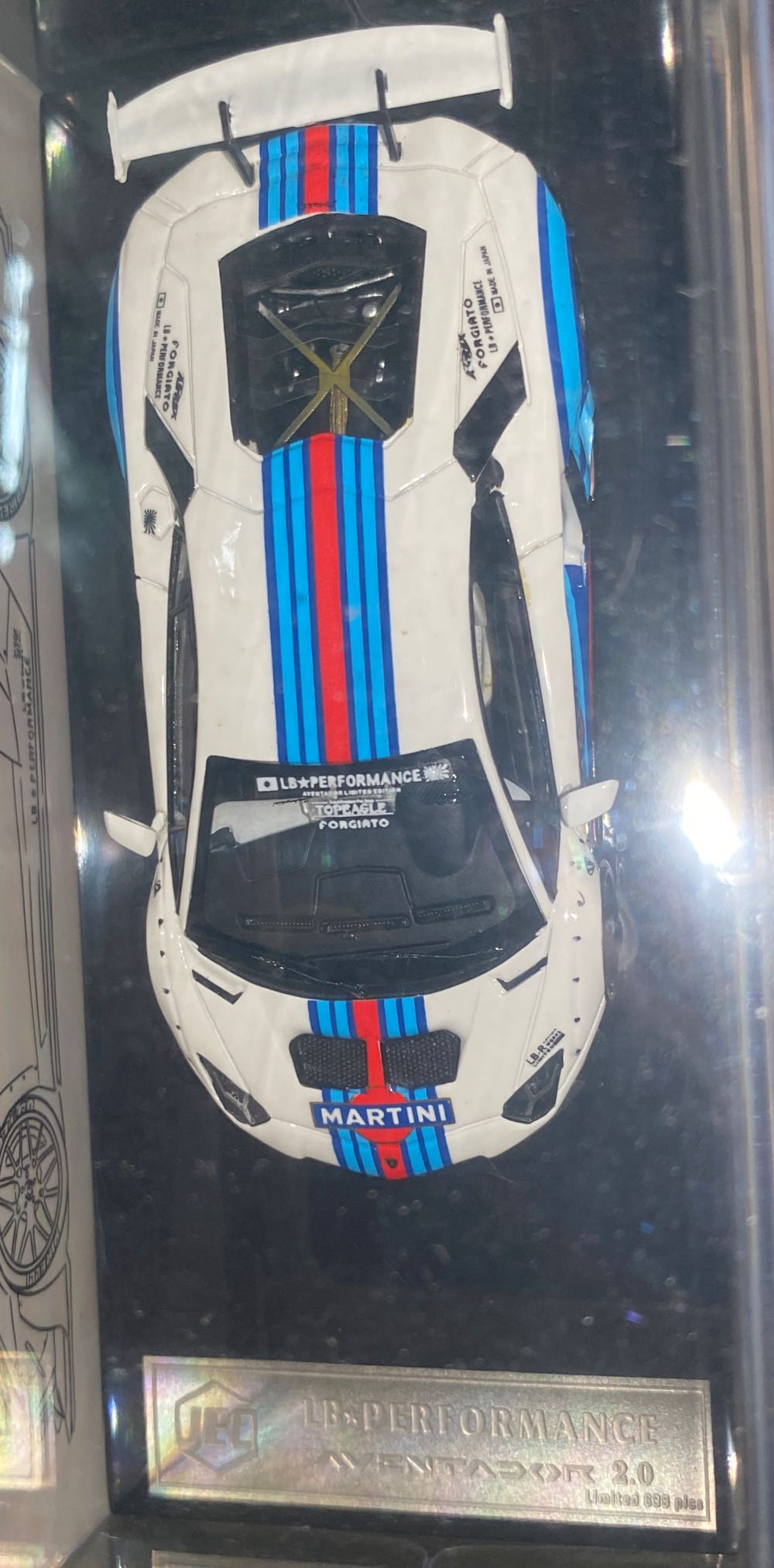 Lamborghini Aventador LP700 - JEC (Martini) action figure collectible - Main Image 4