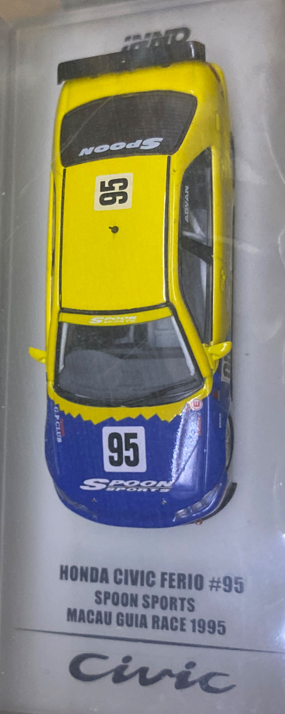 Honda Civic EG9 Ferio #95 Spoon - INNO64 (Spoon) action figure collectible [Barcode 9588826260194] - Main Image 3