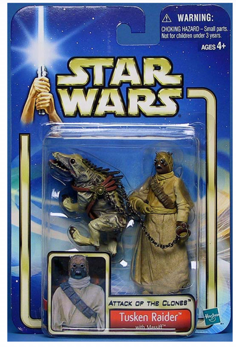 Star Wars: Sand People/Tusken Raider with Massiff - Hasbro (Attack of the Clones 02-52) action figure collectible - Main Image 3