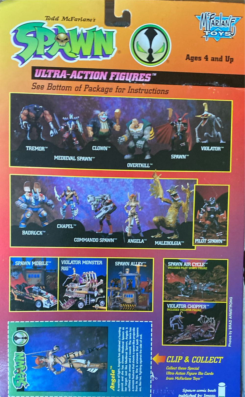 Spawn Mcfarlane Spawn Angela Red Angela Spawn Deluxe Red Armor New Limited Edition Series  action figure collectible [Barcode 787926901184] - Main Image 2