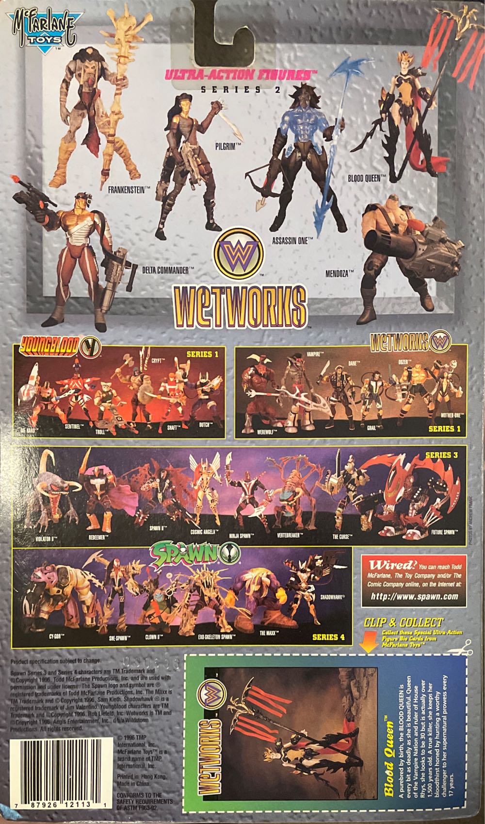 Blood Queen Black Cape - Mc Farlane Toys (Wetworks: Blood Queen) action figure collectible [Barcode 787926121131] - Main Image 2