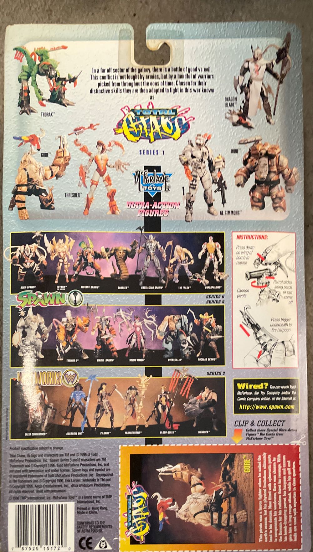 Spawn - Total Chaos: Gore - Mc Farlane Toys action figure collectible [Barcode 787926101720] - Main Image 2