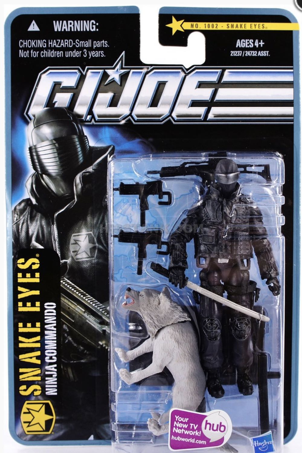 G.I. Joe: Snake Eyes (No. 1002) - Hasbro (G.I. Joe: The Pursuit of Cobra) action figure collectible - Main Image 2