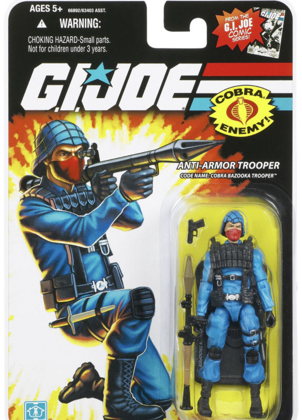 G.I. Joe: Cobra Bazooka Trooper - Hasbro (G.I. Joe 25th Anniversary) action figure collectible - Main Image 2