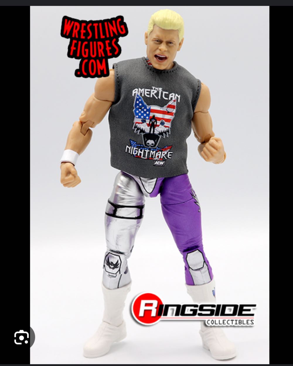Cody Rhodes - Jazwares AEW (AEW Unrivaled Ringside Collectiles) action figure collectible - Main Image 2