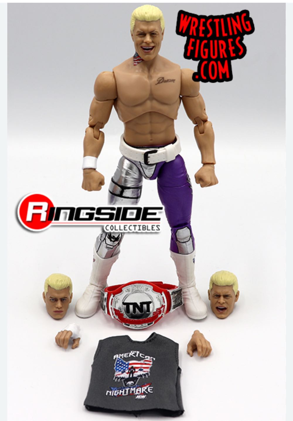 Cody Rhodes - Jazwares AEW (AEW Unrivaled Ringside Collectiles) action figure collectible - Main Image 3