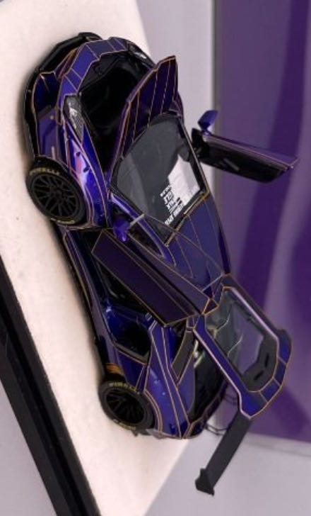 1. Lamborghini Aventador Purple Tron - PGM (LB Performace) action figure collectible - Main Image 3