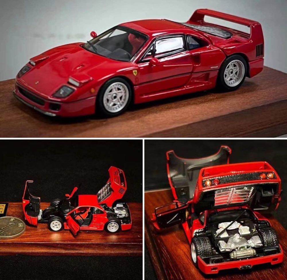 1. Ferrari F40 (sold) - PGM action figure collectible - Main Image 2