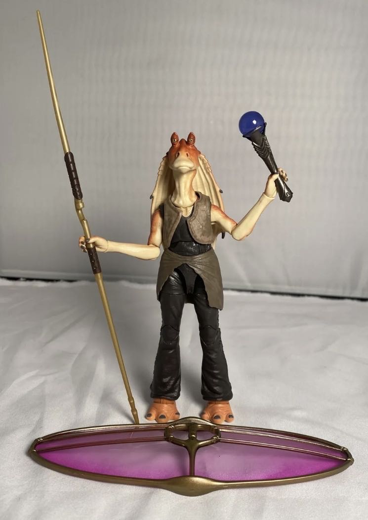 Jar Jar Binks TBS [P4] TPM01 - Hasbro (Star Wars Episode I: The Phantom Menace) action figure collectible - Main Image 3