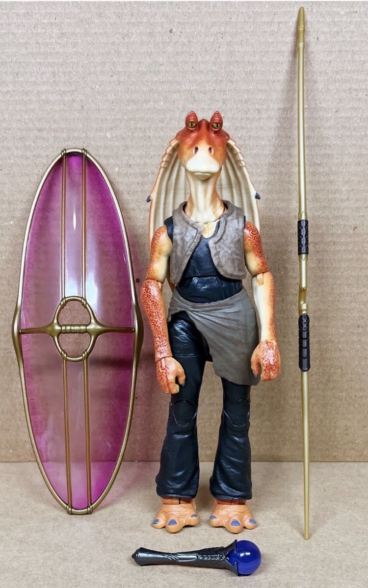 Jar Jar Binks TBS [P4] TPM01 - Hasbro (Star Wars Episode I: The Phantom Menace) action figure collectible - Main Image 4