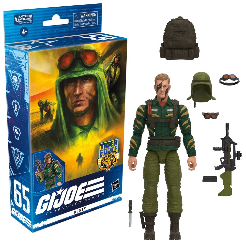 #65 Dusty (Tiger Force) - Hasbro (GI Joes Classified - Joes) action figure collectible - Main Image 2