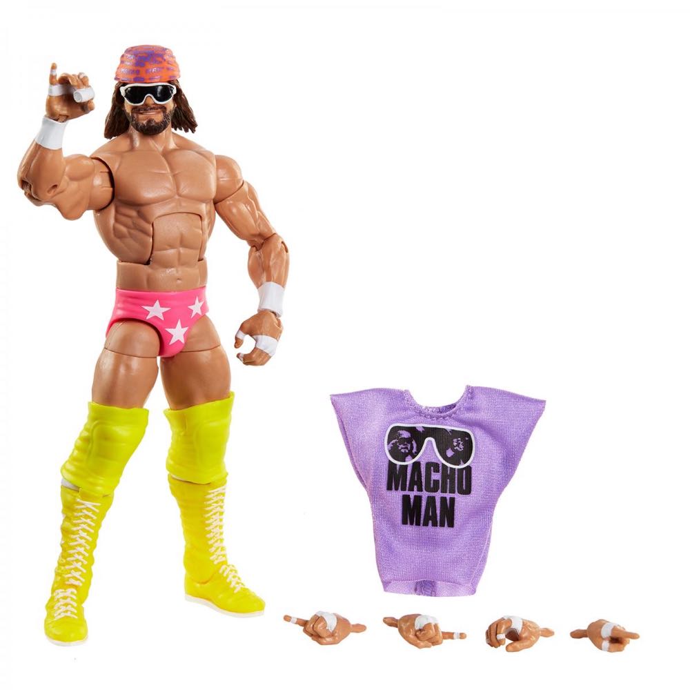 Macho Man Randy Savage - Mattel (WWE Elite Legends Series 11) action figure collectible - Main Image 3