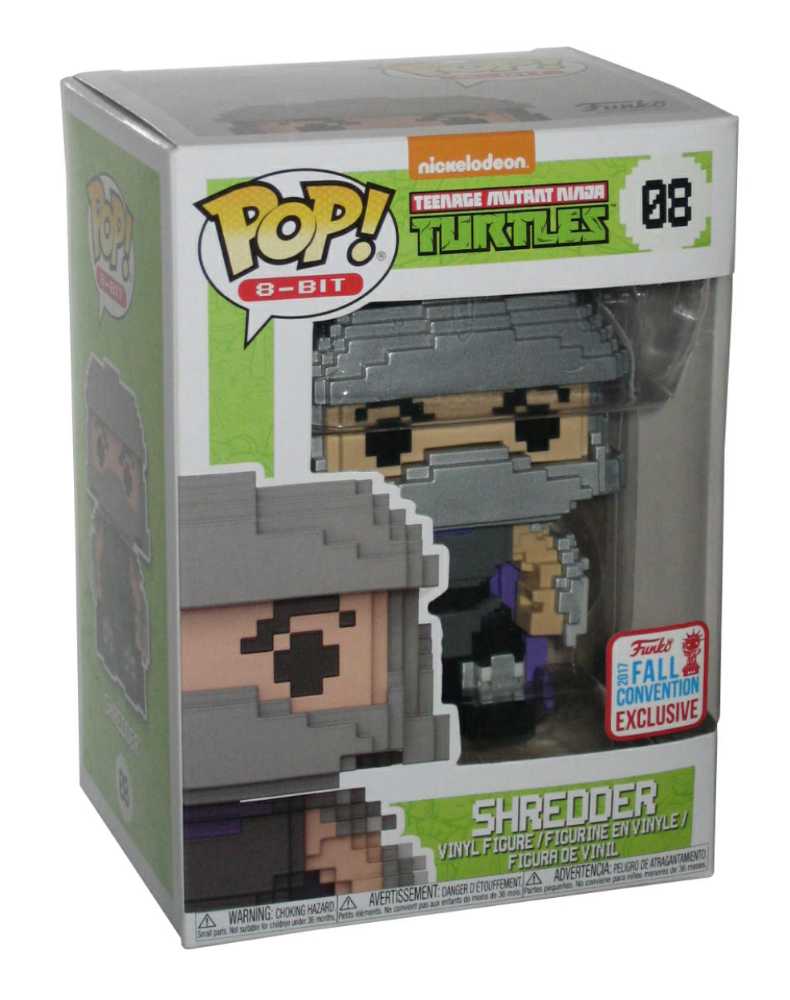 TMNT: Funko Pop! Teenage Mutant Ninja Turtles 8-Bit - Shredder #08 - Funko Pop! 8-Bit (Teenage Mutant Ninja Turtles) action figure collectible [Barcode 889698217507] - Main Image 2