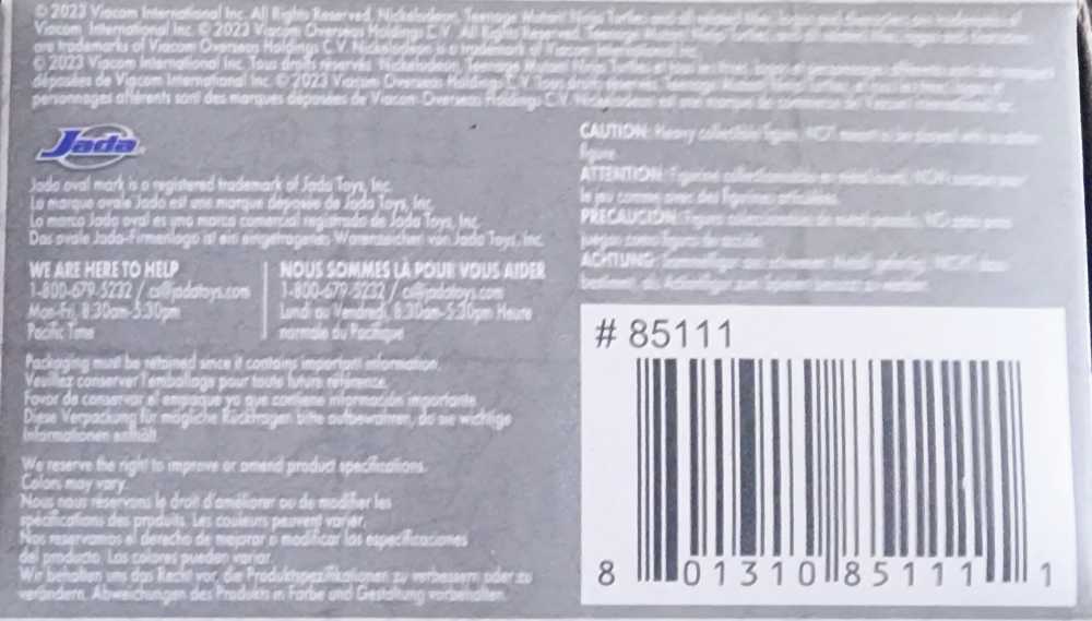 Raphael (2.5”) - JADA TOYS, Inc. (JADA Metalfigs (2.5”)) action figure collectible [Barcode 801310851111] - Main Image 4