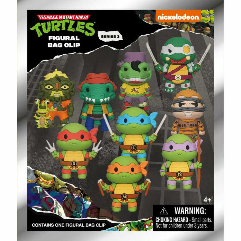 TMNT: Monogram Teenage Mutant Ninja Turtles Figurative Bag Clip - Rat King (Loose) - Monogram (Teenage Mutant Ninja Turtles) action figure collectible [Barcode 077764632853] - Main Image 2