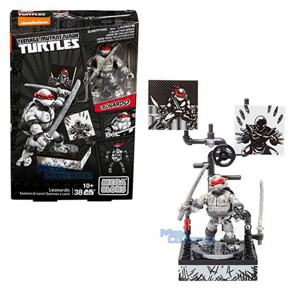 TMNT: Mega Bloks Eastman and Laird’s Teenage Mutant Ninja Turtles - Leonardo - Mega Bloks (Eastman and Laird’s Teenage Mutant Ninja Turtles) action figure collectible - Main Image 3