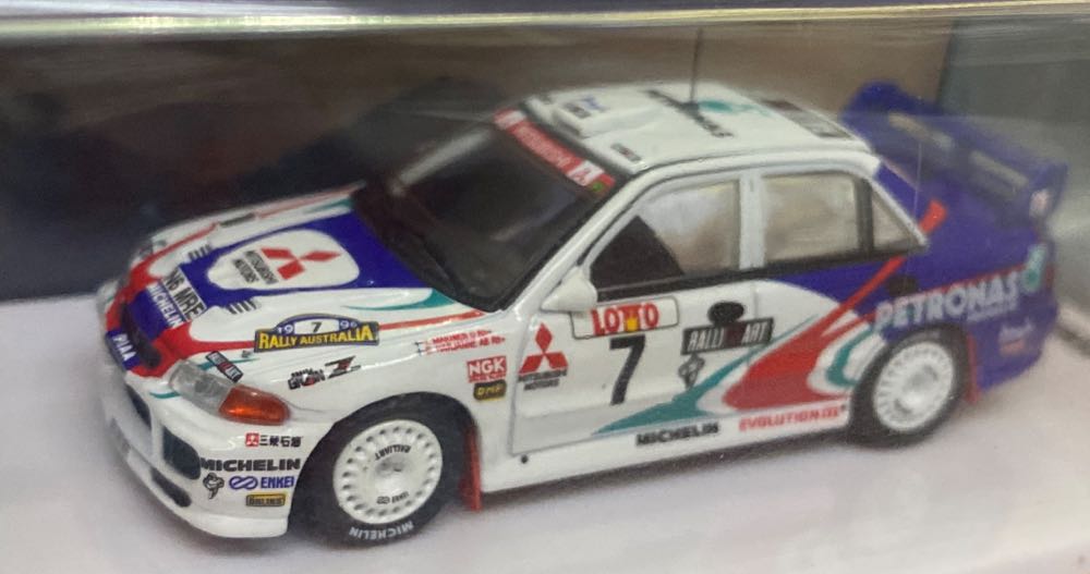 Mitsubishi Lancer Evolution 3  #7 Australia Rally - INNO64 (Rally) action figure collectible [Barcode 9588826262136] - Main Image 2