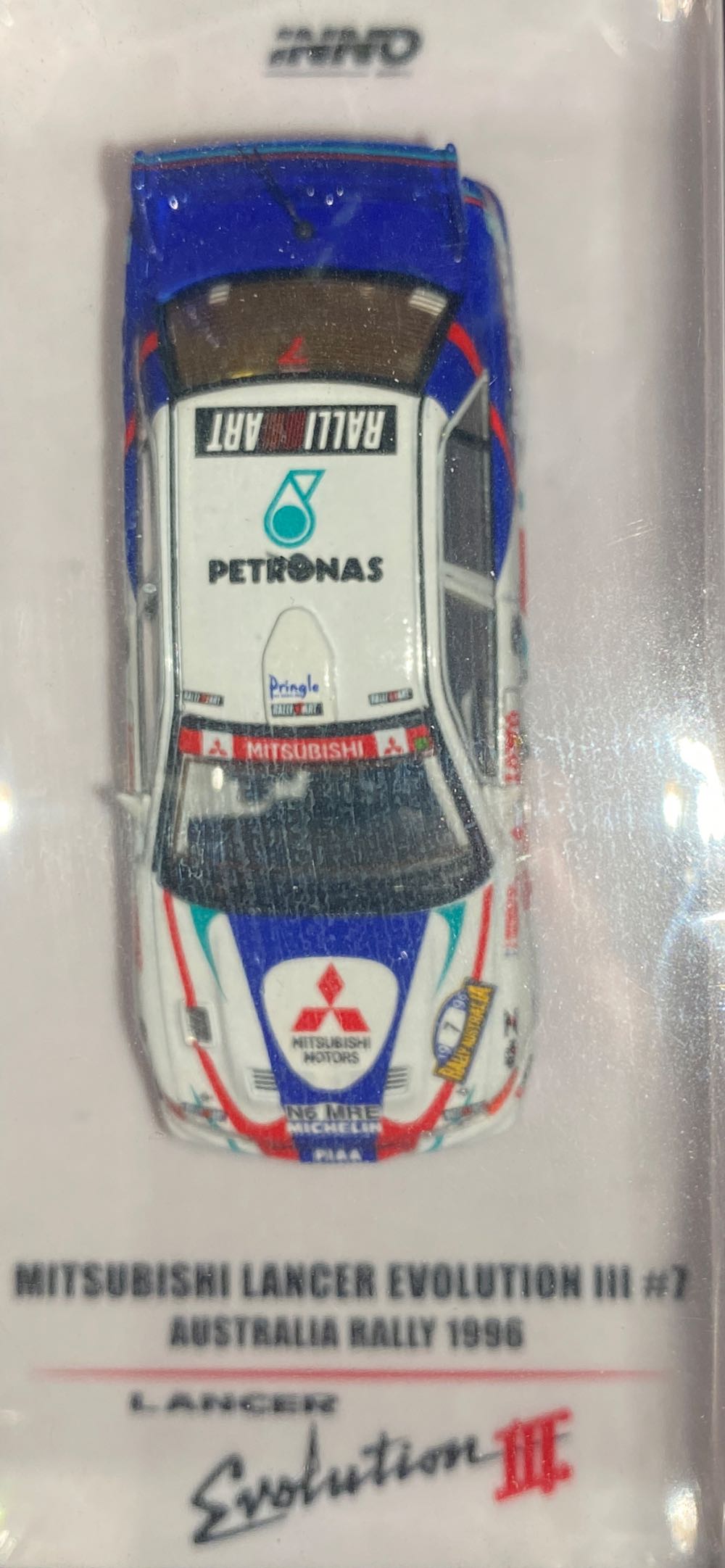 Mitsubishi Lancer Evolution 3  #7 Australia Rally - INNO64 (Rally) action figure collectible [Barcode 9588826262136] - Main Image 4