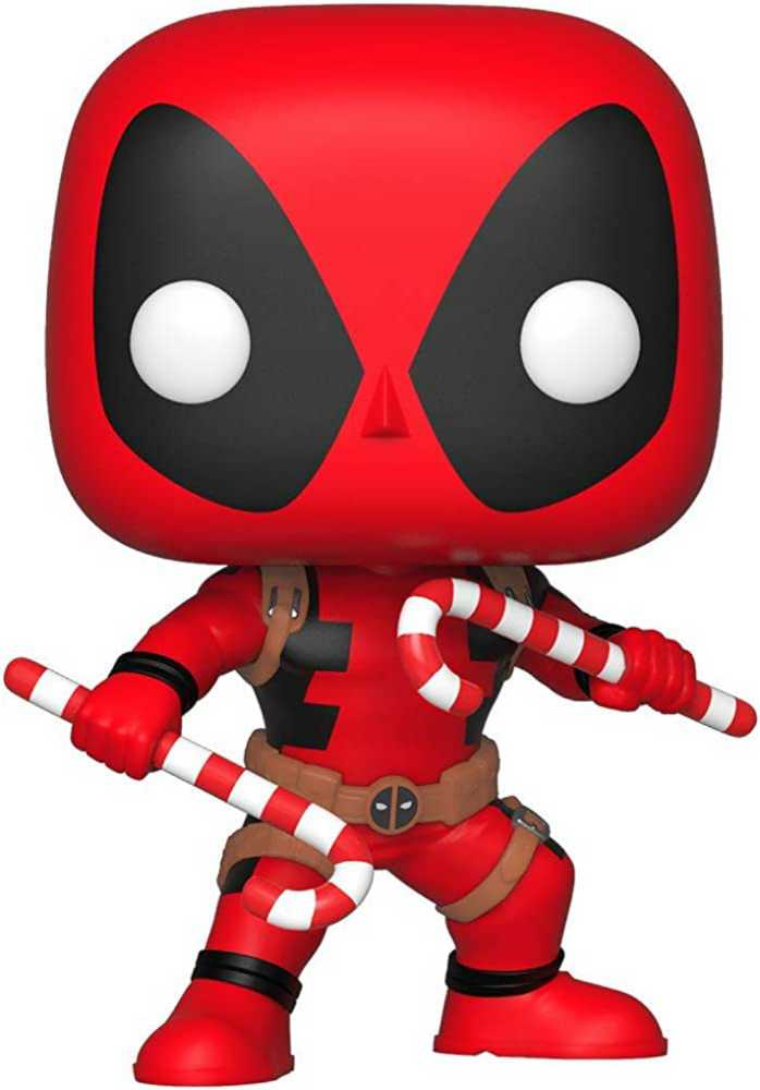 Marvel: Funko Pop! Deadpool - Deadpool With Candy Canes #400 (Loose) - Funk Pop! Deadpool (Deadpool) action figure collectible - Main Image 3