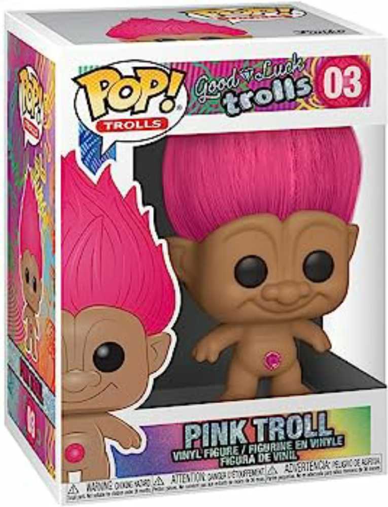 Trolls: Funko Pop! Good Luck Trolls - Pink Troll #03 - Funko Pop! Trolls (Good Luck Trolls) action figure collectible [Barcode 889698446051] - Main Image 2