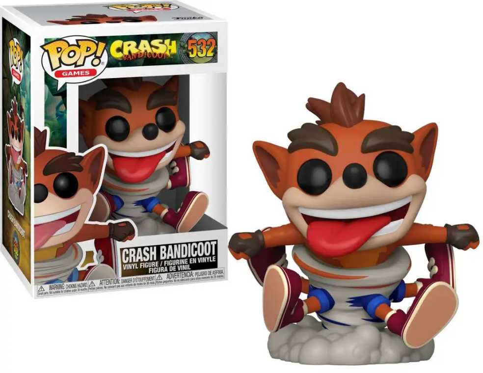 Crash Bandicoot: Funko Pop! Crash Bandicoot #532 - Funko Pop! Games (Crash Bandicoot) action figure collectible [Barcode 889698433433] - Main Image 2
