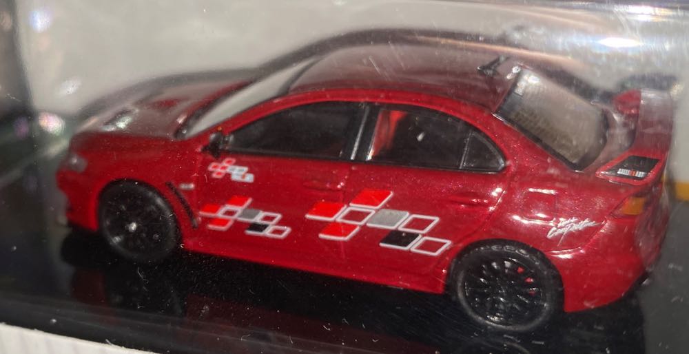 Mitsubishi Lancer Evo X Ralliart Red - Tarmac (Rally) action figure collectible [Barcode 9580015707763] - Main Image 3