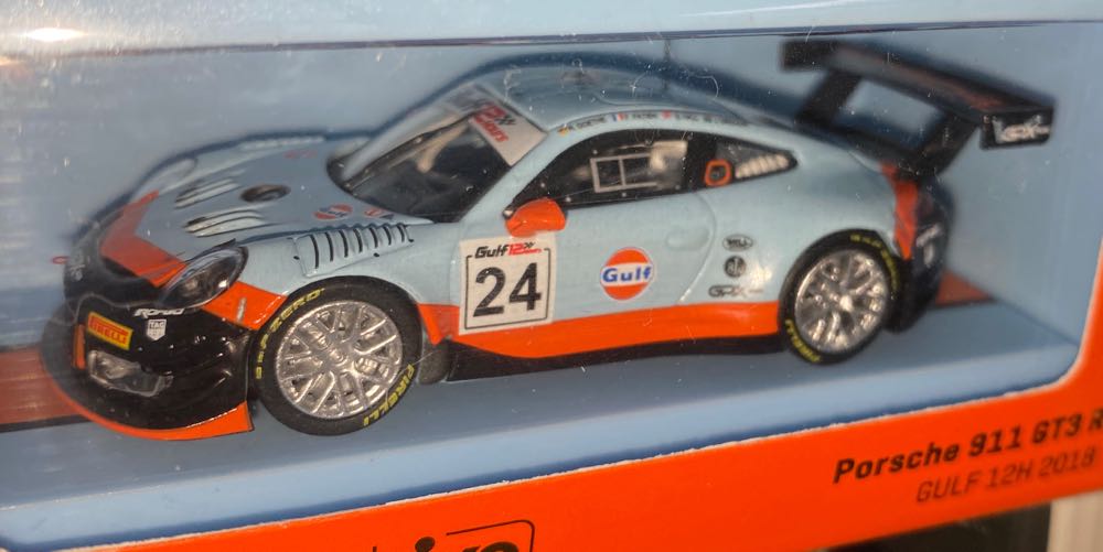 1. Porsche 911 Gt3 Gulf 12h 991 (sold) - Tarmac (Gulf) action figure collectible [Barcode 9580015714457] - Main Image 2
