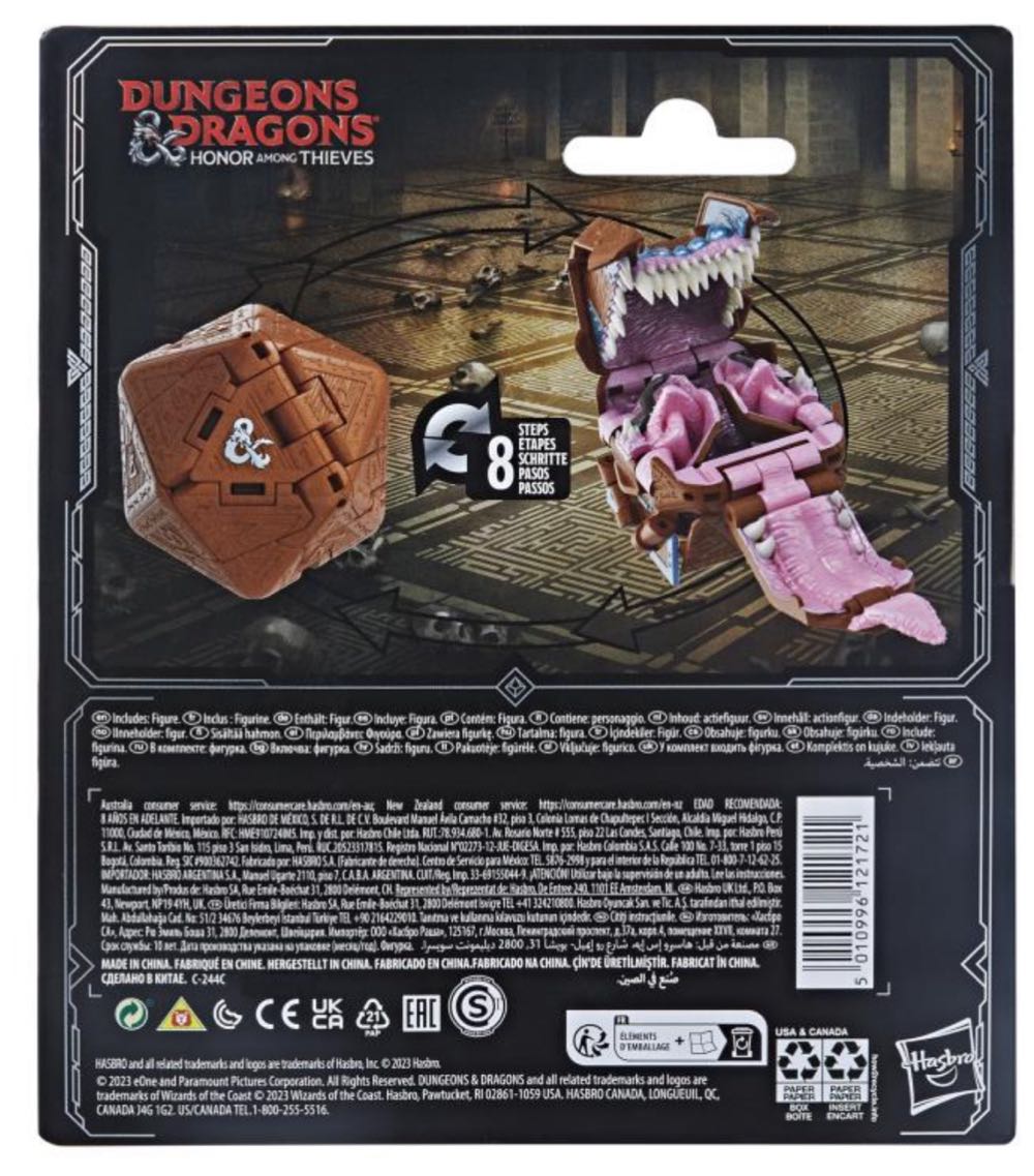 Dungeons & Dragons Honor Among Thieves D&d Dicelings Mimic Collectible D&d Monster Dice Converting Giant D20 Action Figures Role Playing Dice - Hasbro (Dungeons & Dragons) (Dungeons & Dragons) action figure collectible [Barcode 5010996121721] - Main Image 2