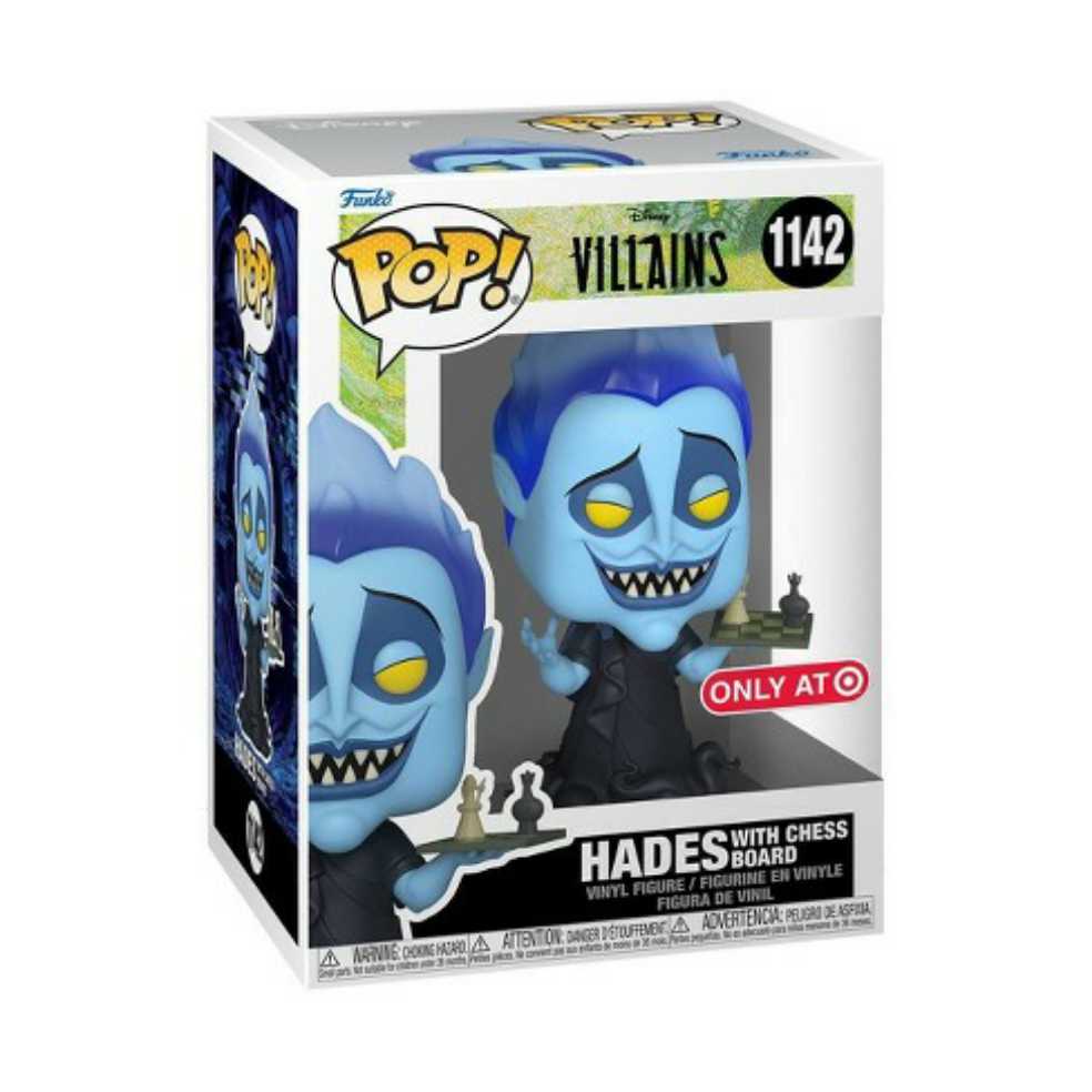 Funko Pop! Disney Villians - Hades With Chess Board #1142 - Funk Pop! Animation (Disney Villains) action figure collectible [Barcode 889698586399] - Main Image 2