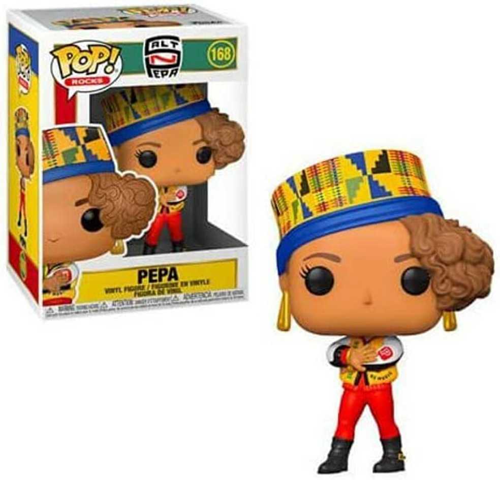 Salt N Pepa: Funko Pop! Salt-N-Pepa - Pepa #168 - Funko Pop! Rocks (Salt N Pepa) action figure collectible [Barcode 889698453806] - Main Image 2