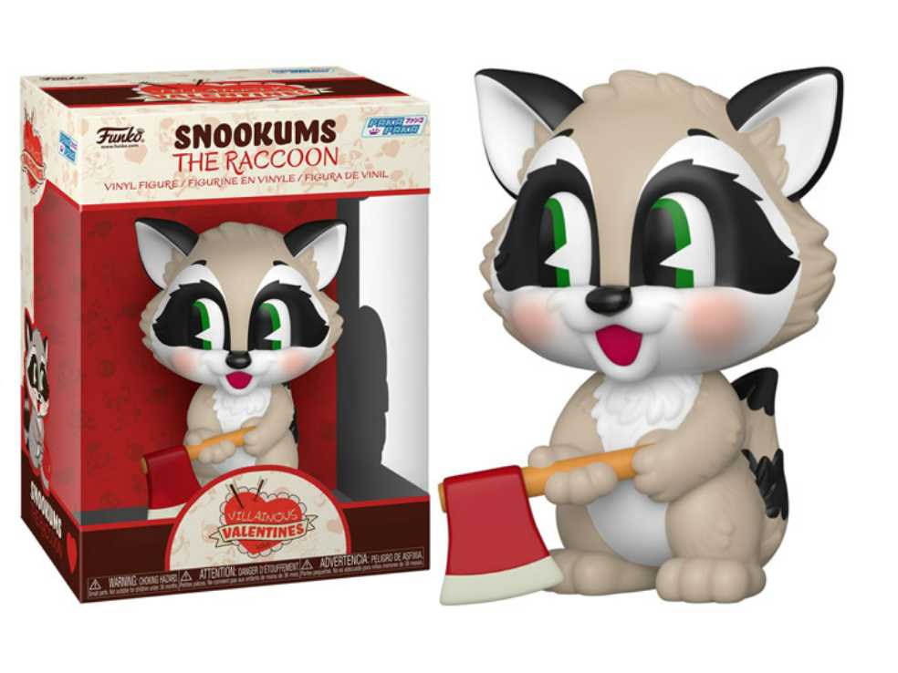 Villainous Valentines: Funko Pop! Snookums The Raccoon - Funko Pop! (Villainous Valentines) action figure collectible [Barcode 889698595346] - Main Image 2