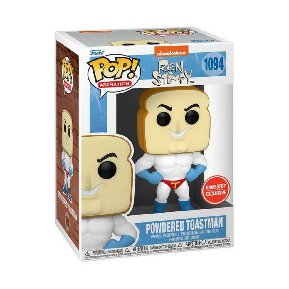 Ren And Stimpy: Funko Pop! Ren And Stimpy - Powdered Toastman #1094 - Funk Pop! Animation (Ren And Stimpy) action figure collectible [Barcode 889698588300] - Main Image 3
