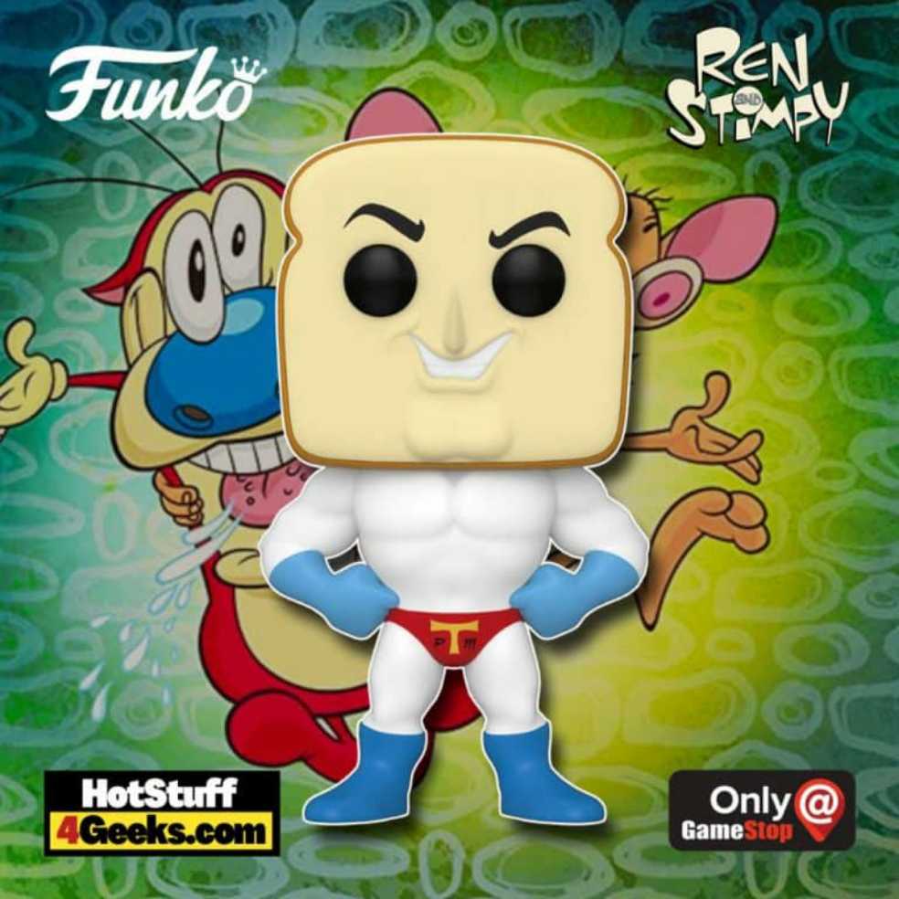 Ren And Stimpy: Funko Pop! Ren And Stimpy - Powdered Toastman #1094 - Funk Pop! Animation (Ren And Stimpy) action figure collectible [Barcode 889698588300] - Main Image 4