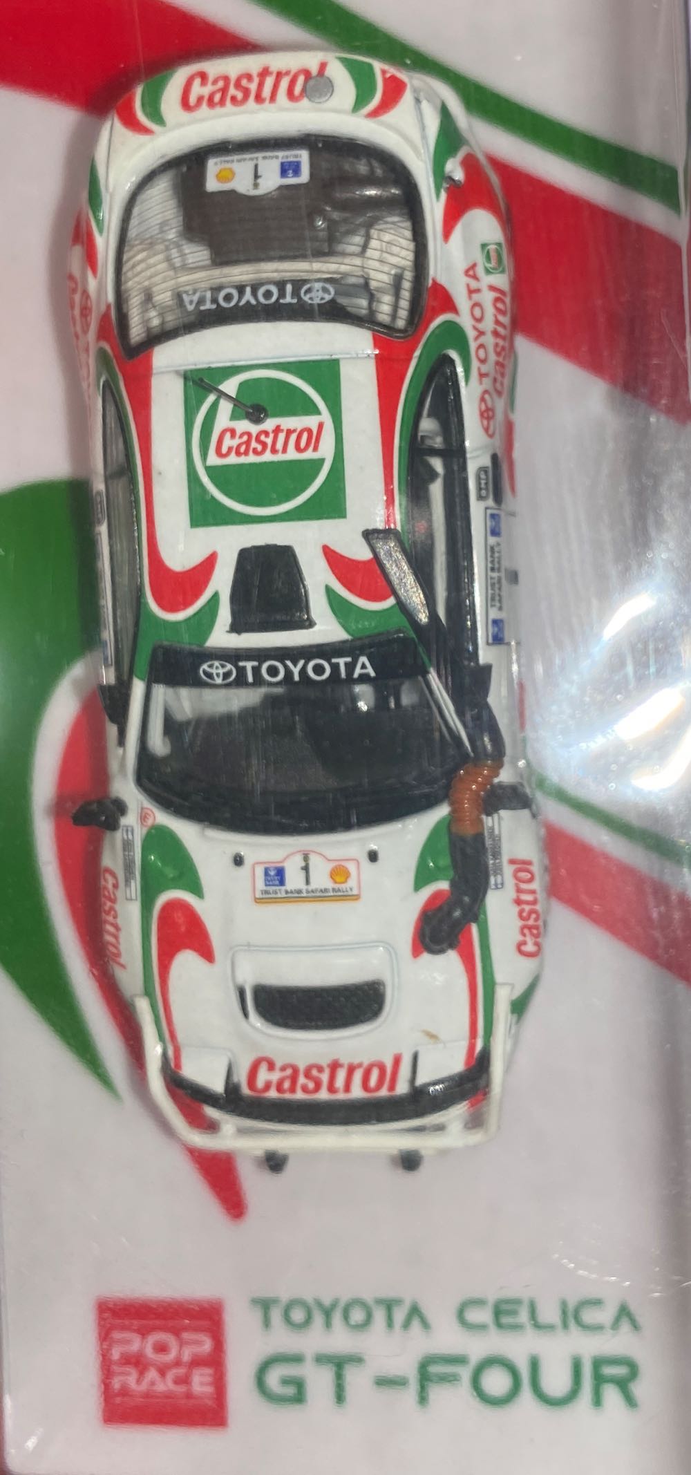 Toyota Celiac GT-Four - PopRace (Castrol) action figure collectible [Barcode 9588826262433] - Main Image 4