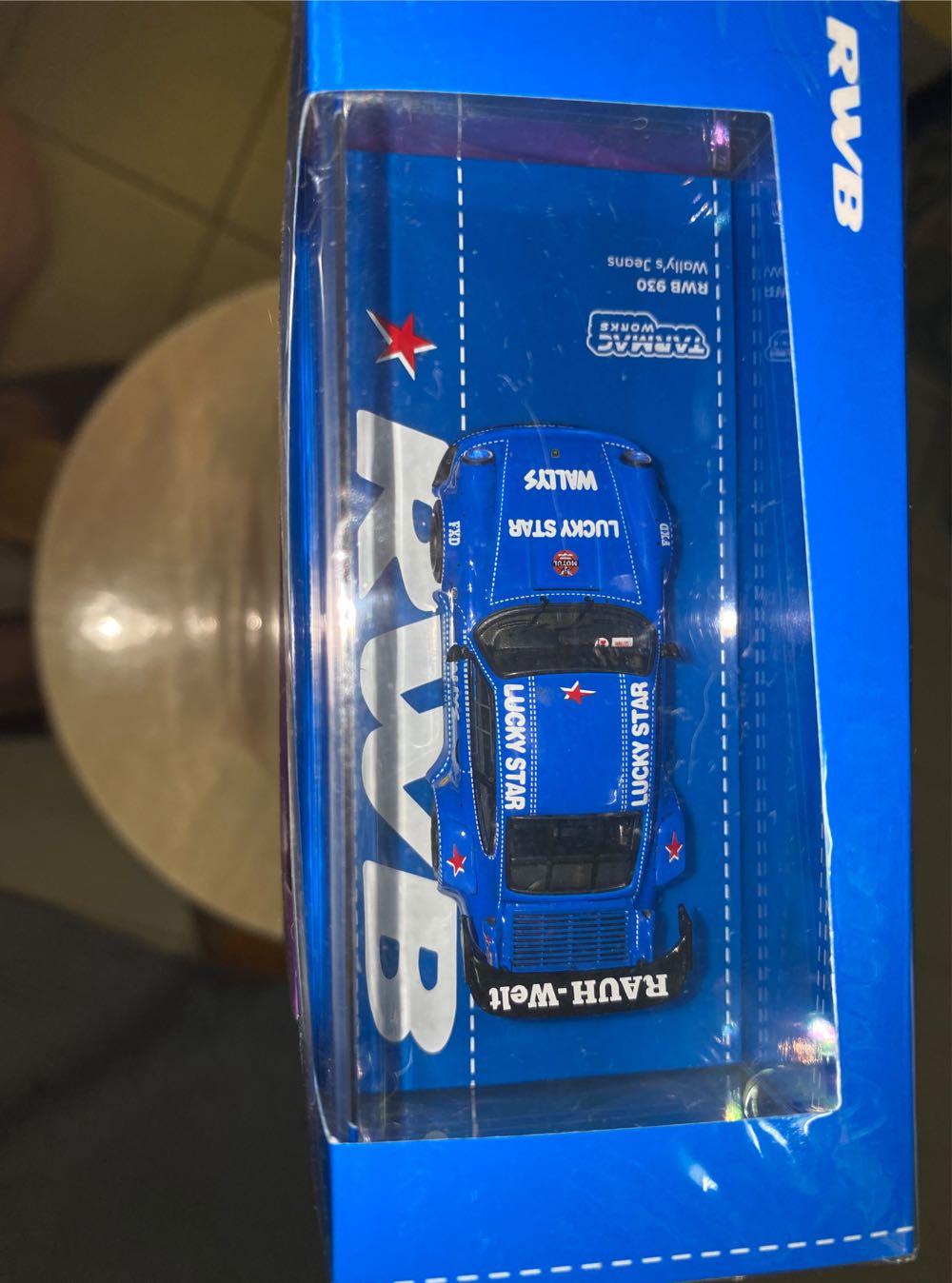 Porsche 930 REB Blue Rauh Welt - Tarmac (RWB) action figure collectible [Barcode 9580015713900] - Main Image 4